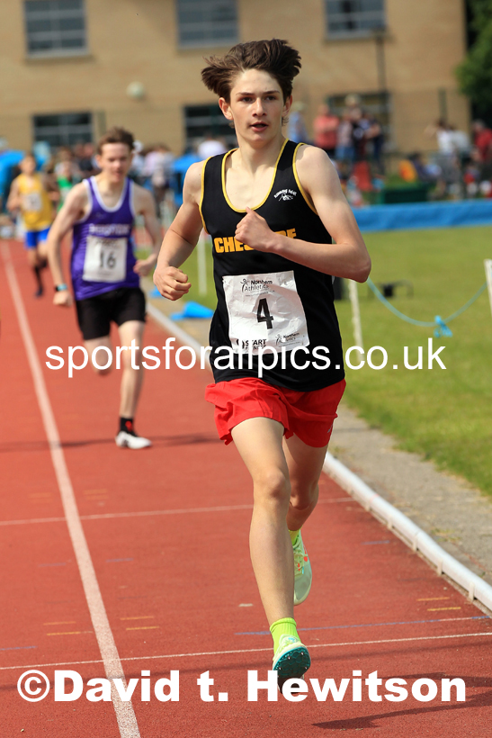 Boys Under-15s 800 metres, 2022 Northern Inter Counties U17s and U15s Track and Field, York, Thursday, June 2nd. Photo: David T. Hewitson/Sports for All Pics
